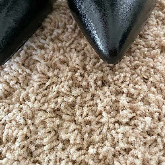 Same Edelman Pointy Toe Lace Up Bootie 7.5 Black - Picture 8 of 12